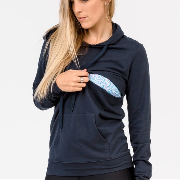 Candenshae Tops Cadenshae Casual Breastfeeding Hoodie Poshmark